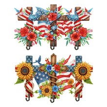 Load image into Gallery viewer, Independence Day-Diamond Art Craft Wall Hooks