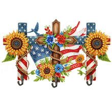 Load image into Gallery viewer, Independence Day-Diamond Art Craft Wall Hooks