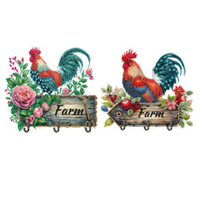 Load image into Gallery viewer, Farm Chicken-Diamond Art Craft Wall Hooks