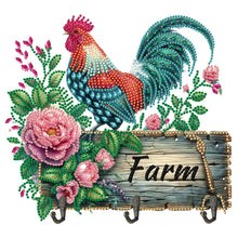 Load image into Gallery viewer, Farm Chicken-Diamond Art Craft Wall Hooks