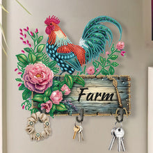 Load image into Gallery viewer, Farm Chicken-Diamond Art Craft Wall Hooks