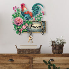 Load image into Gallery viewer, Farm Chicken-Diamond Art Craft Wall Hooks