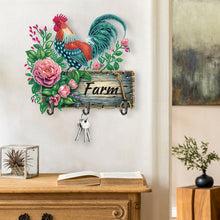 Load image into Gallery viewer, Farm Chicken-Diamond Art Craft Wall Hooks