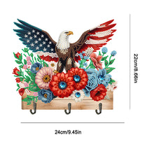Load image into Gallery viewer, Eagle Flower-Diamond Art Craft Wall Hooks