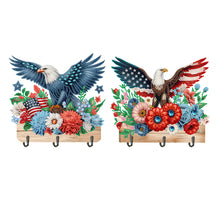 Load image into Gallery viewer, Eagle Flower-Diamond Art Craft Wall Hooks