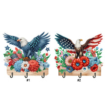 Load image into Gallery viewer, Eagle Flower-Diamond Art Craft Wall Hooks