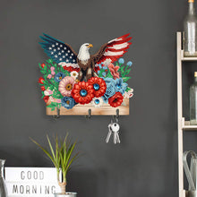 Load image into Gallery viewer, Eagle Flower-Diamond Art Craft Wall Hooks