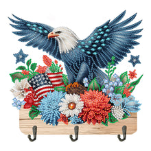 Load image into Gallery viewer, Eagle Flower-Diamond Art Craft Wall Hooks