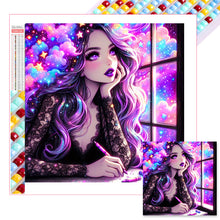 Load image into Gallery viewer, Girl-Full Square Diamond Painting-40x40cm
