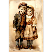Load image into Gallery viewer, Couple-Full Square Diamond Painting-20x30cm