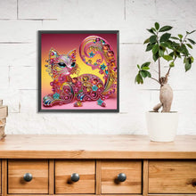 Load image into Gallery viewer, Lion cat-Partial Special Diamond-30x30cm