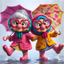 Load image into Gallery viewer, Funny Grandma-Full Round Diamond Painting-40x40cm