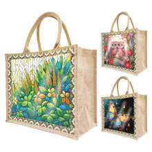Load image into Gallery viewer, Butterfly Owl-Diamond Painting Shopping Bag(With Two Carvas)