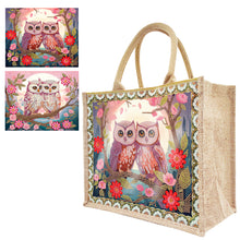 Load image into Gallery viewer, Butterfly Owl-Diamond Painting Shopping Bag(With Two Carvas)