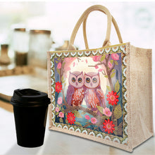 Load image into Gallery viewer, Butterfly Owl-Diamond Painting Shopping Bag(With Two Carvas)