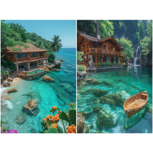 Load image into Gallery viewer, Landscape-Full Round Diamond Painting-40x60cm-Large Size