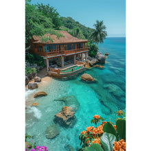 Load image into Gallery viewer, Landscape-Full Round Diamond Painting-40x60cm-Large Size