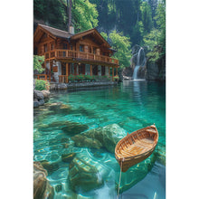 Load image into Gallery viewer, Landscape-Full Round Diamond Painting-40x60cm-Large Size