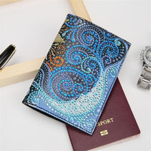 Load image into Gallery viewer, Flower-DIY Diamond Passport Case