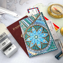 Load image into Gallery viewer, Flower-DIY Diamond Passport Case