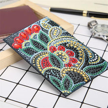 Load image into Gallery viewer, Flower-DIY Diamond Passport Case