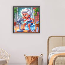 Load image into Gallery viewer, Funny Granny-Full Round Diamond Painting-30x30cm