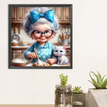 Load image into Gallery viewer, Funny Granny-Full Round Diamond Painting-30x30cm