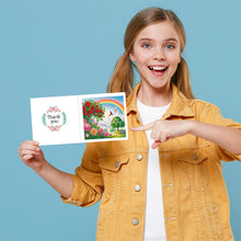 Load image into Gallery viewer, 6Pcs/Set Rainbow Garden-Diamond Greeting Cards