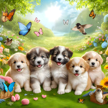 Load image into Gallery viewer, Dog-Full Round Diamond Painting-30x30cm