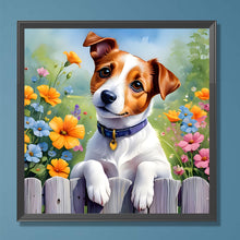 Load image into Gallery viewer, Dog-Full Round Diamond Painting-30x30cm