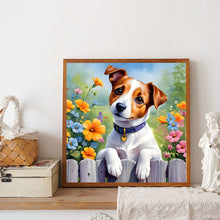Load image into Gallery viewer, Dog-Full Round Diamond Painting-30x30cm