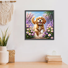 Load image into Gallery viewer, Dog-Full Round Diamond Painting-30x30cm
