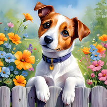 Load image into Gallery viewer, Dog-Full Round Diamond Painting-30x30cm