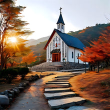 Load image into Gallery viewer, Landscape-Full Round Diamond Painting-30x30cm