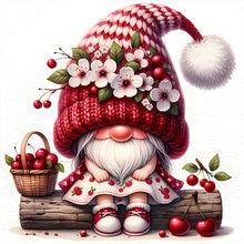 Load image into Gallery viewer, Fruit Gnome-Full Round Diamond Painting-30x30cm