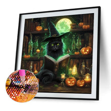 Load image into Gallery viewer, Black cat-Full Square Diamond Painting-40x40cm