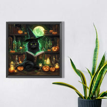 Load image into Gallery viewer, Black cat-Full Square Diamond Painting-40x40cm