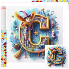 Load image into Gallery viewer, Harry Potter 26 Alphabet-Full Square Diamond Painting-30x30cm