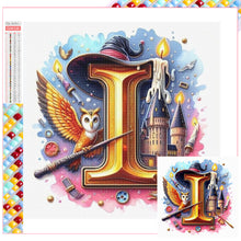 Load image into Gallery viewer, Harry Potter 26 Alphabet-Full Square Diamond Painting-30x30cm