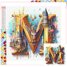 Load image into Gallery viewer, Harry Potter 26 Alphabet-Full Square Diamond Painting-30x30cm