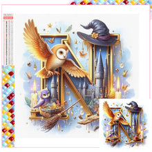 Load image into Gallery viewer, Harry Potter 26 Alphabet-Full Square Diamond Painting-30x30cm