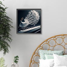 Load image into Gallery viewer, Piano Girl-Full Round Diamond Painting-40x40cm