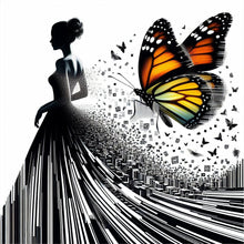 Load image into Gallery viewer, Piano Girl-Full Round Diamond Painting-40x40cm