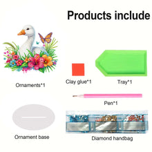 Load image into Gallery viewer, Animal-Single Side Drill-Acrylic Diamond Desktop Ornament