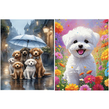 Load image into Gallery viewer, Dog-Full Square Diamond Painting-30x40cm