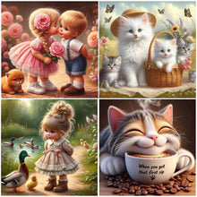 Load image into Gallery viewer, Animal-Full Round Diamond Painting-40x40cm