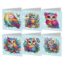 Load image into Gallery viewer, 6/8/12Pcs/Set Christmas-Diamond Greeting Cards