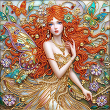 Load image into Gallery viewer, Fantasy Girl-Partial Special Diamond Painting-30x30cm
