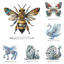Load image into Gallery viewer, Animal-Single Side Drill-Acrylic Diamond Desktop Ornament
