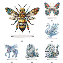 Load image into Gallery viewer, Animal-Single Side Drill-Acrylic Diamond Desktop Ornament